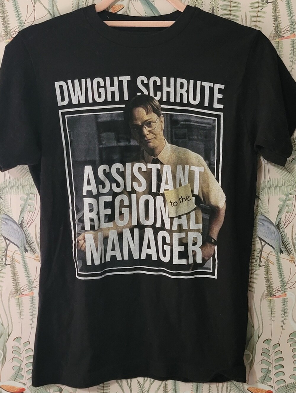 Dwight Schrute Black Graphic Tee - Assistant Regional Manager